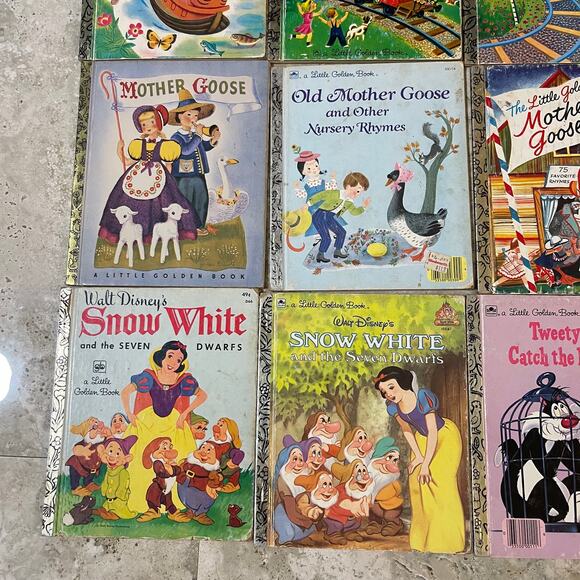 A Little Golden Book Collection Mixed Lot of 12 Books Mother Goose Thumbelina - Picture 2 of 7